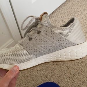 New Balance light grey sneakers